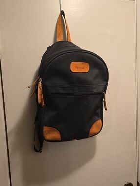 Black Jon Hart Backpack with Tan Accents